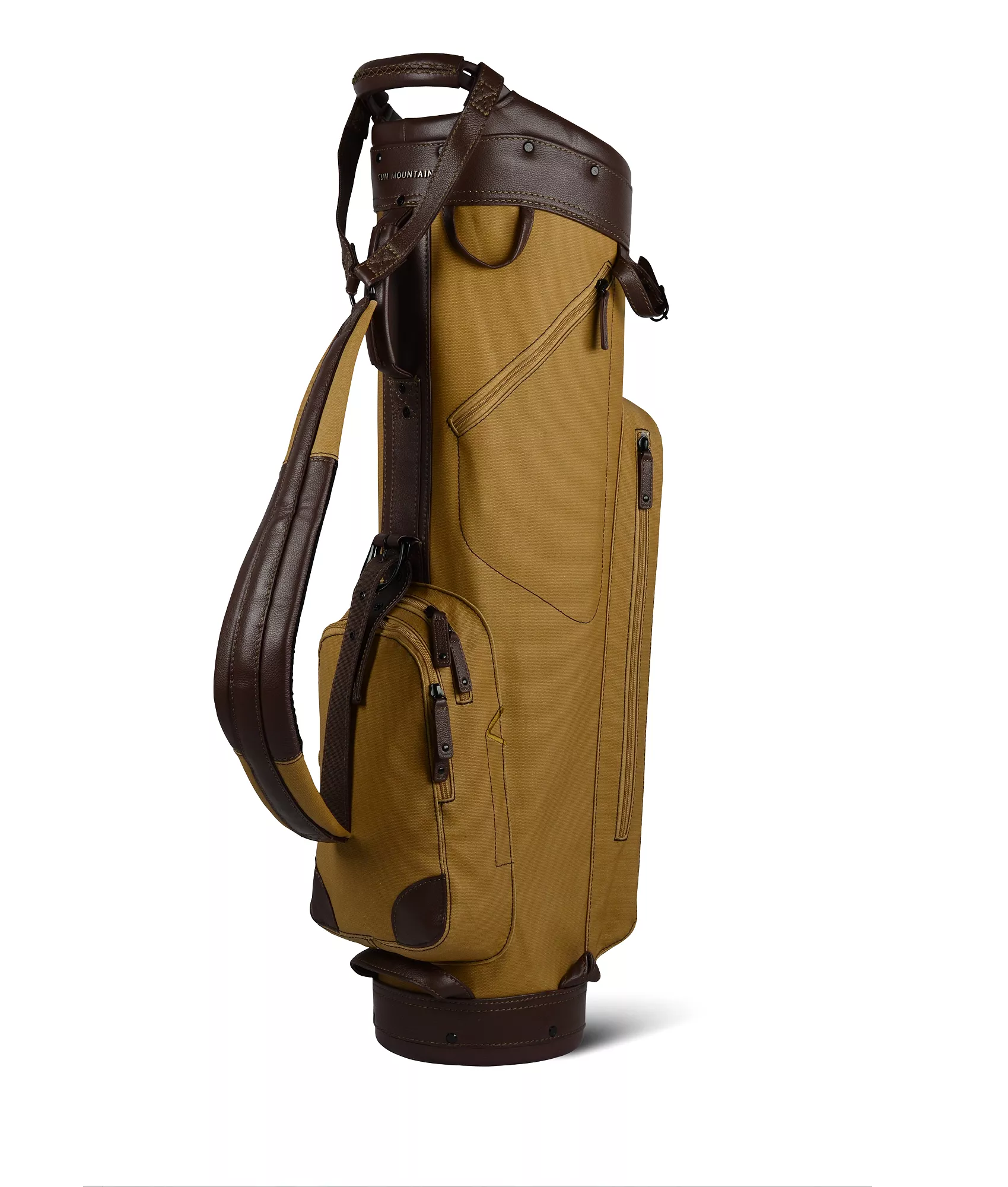 Sun Mountain Golf Canvas & Leather Cart Bag