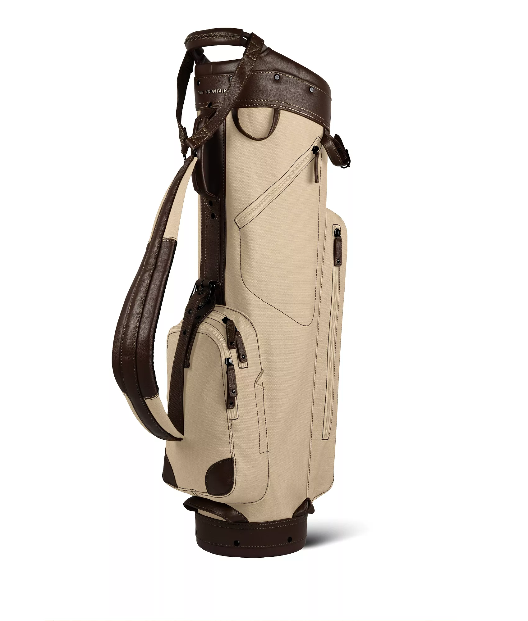 Sun Mountain Golf Canvas & Leather Cart Bag