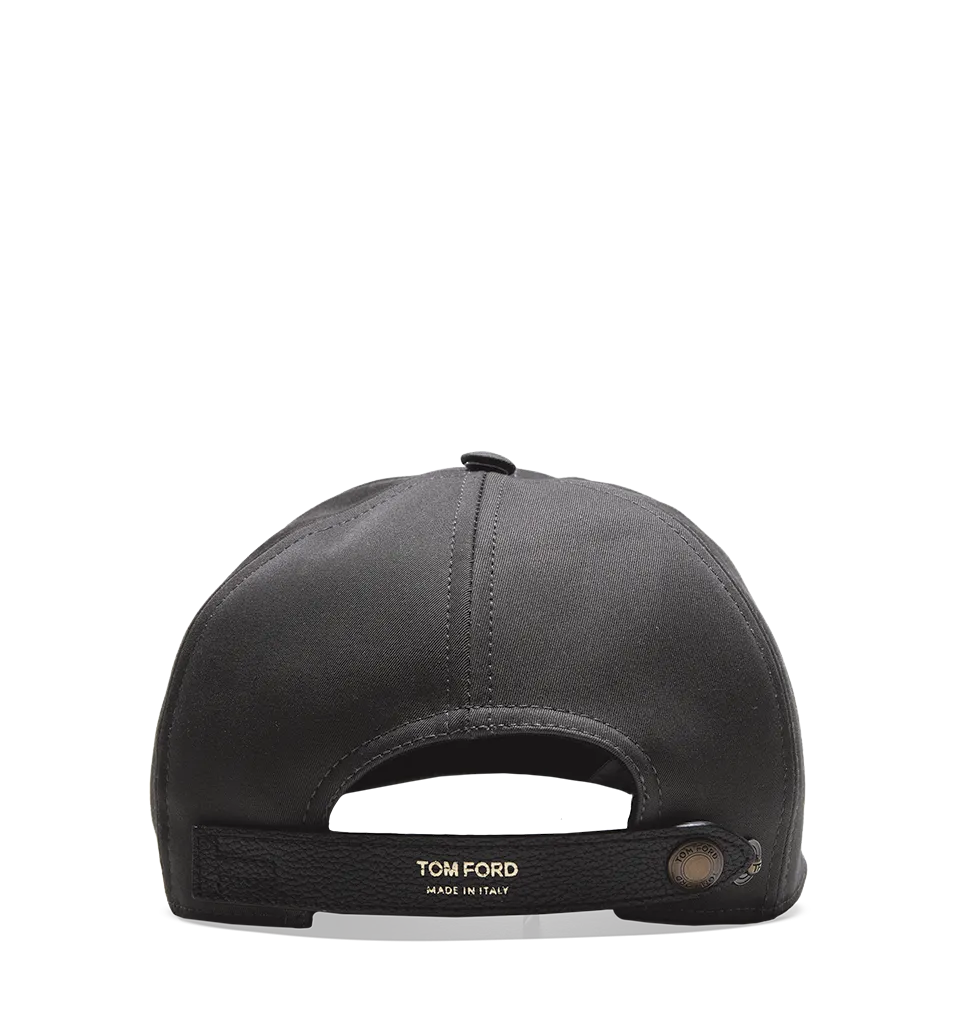 Tom Ford    Leather Cap Grey