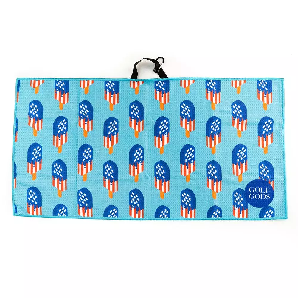 USA Popsicle Golf Towel