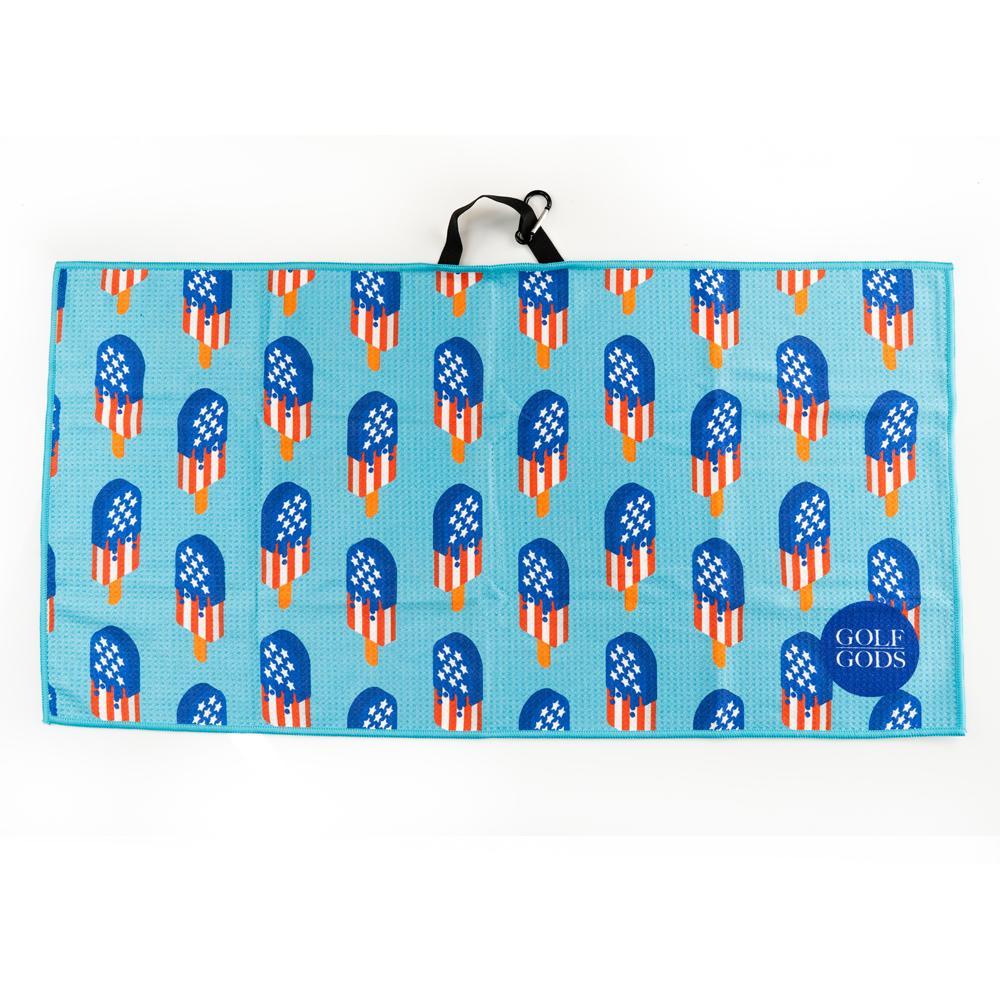 USA Popsicle Golf Towel