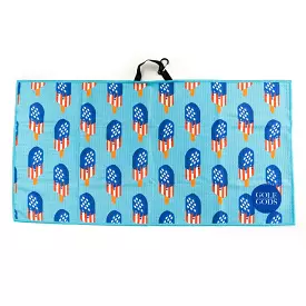 USA Popsicle Golf Towel