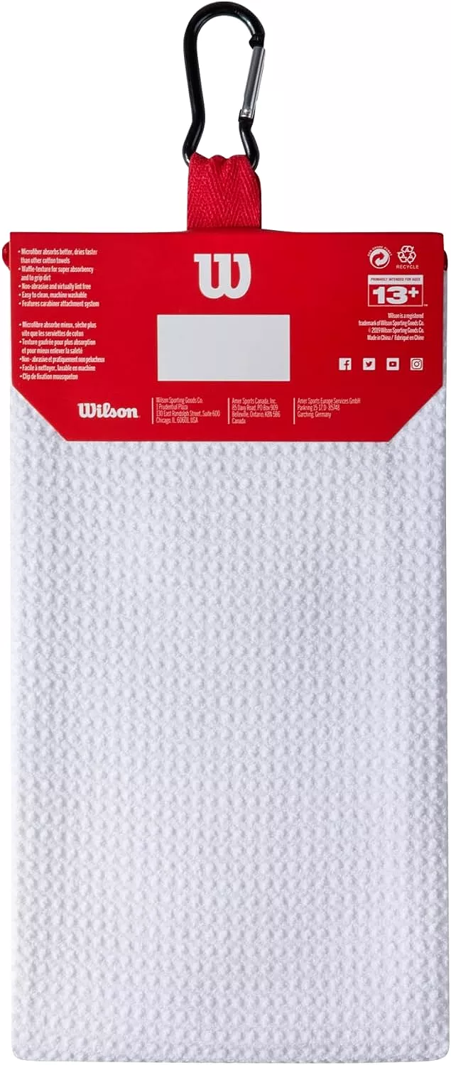 Wilson Staff Microfiber Golf Towel - 16 x 21 in.